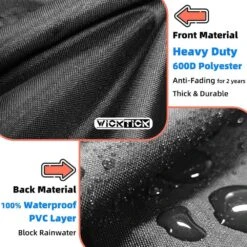 Square Gas Fire Pit Cover 30 In. X 30 In. X 25 In., Waterproof And 600D Heavy-Duty Fire Table Cover, Patio Propane -Fire Place Store misopily fire pit covers and accessories ph03928b086 fa 1000