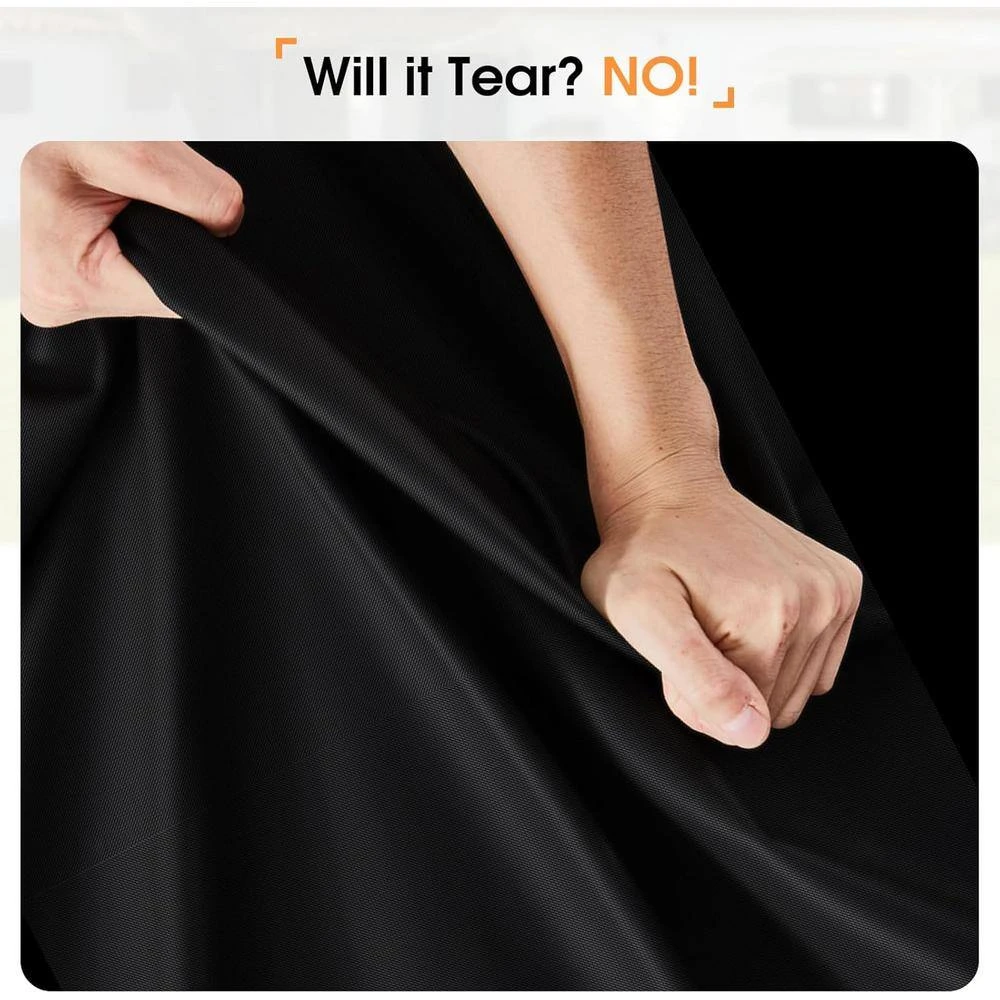 42 In. Rectangular Firepit Cover For Outdoor Fireplace Waterproof Propane Fire Table Cover, Black 5 42 In. Rectangular Firepit Cover For Outdoor Fireplace Waterproof Propane Fire Table Cover, Black - Image 5