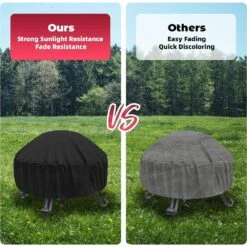 22- 34 Inch Fire Pit Cover Round 420D Heavy Duty Oxford Fabric Full Coverage Patio Outdoor, Waterproof Fire Bowl 11 22- 34 Inch Fire Pit Cover Round 420D Heavy Duty Oxford Fabric Full Coverage Patio Outdoor, Waterproof Fire Bowl -Fire Place Store misopily fire pit covers and accessories ph03928b089 fa 1000