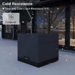 28 In. Fire Pit Table Cover For Outdoor Propane, 600D Heavy-Duty Fabric, Waterproof, Dustproof And All-Weather Resistant -Fire Place Store misopily fire pit covers and accessories ph03928b091 44 1000