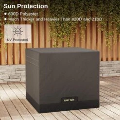 28 In. Fire Pit Table Cover For Outdoor Propane, 600D Heavy-Duty Fabric, Waterproof, Dustproof And All-Weather Resistant -Fire Place Store misopily fire pit covers and accessories ph03928b091 4f 1000