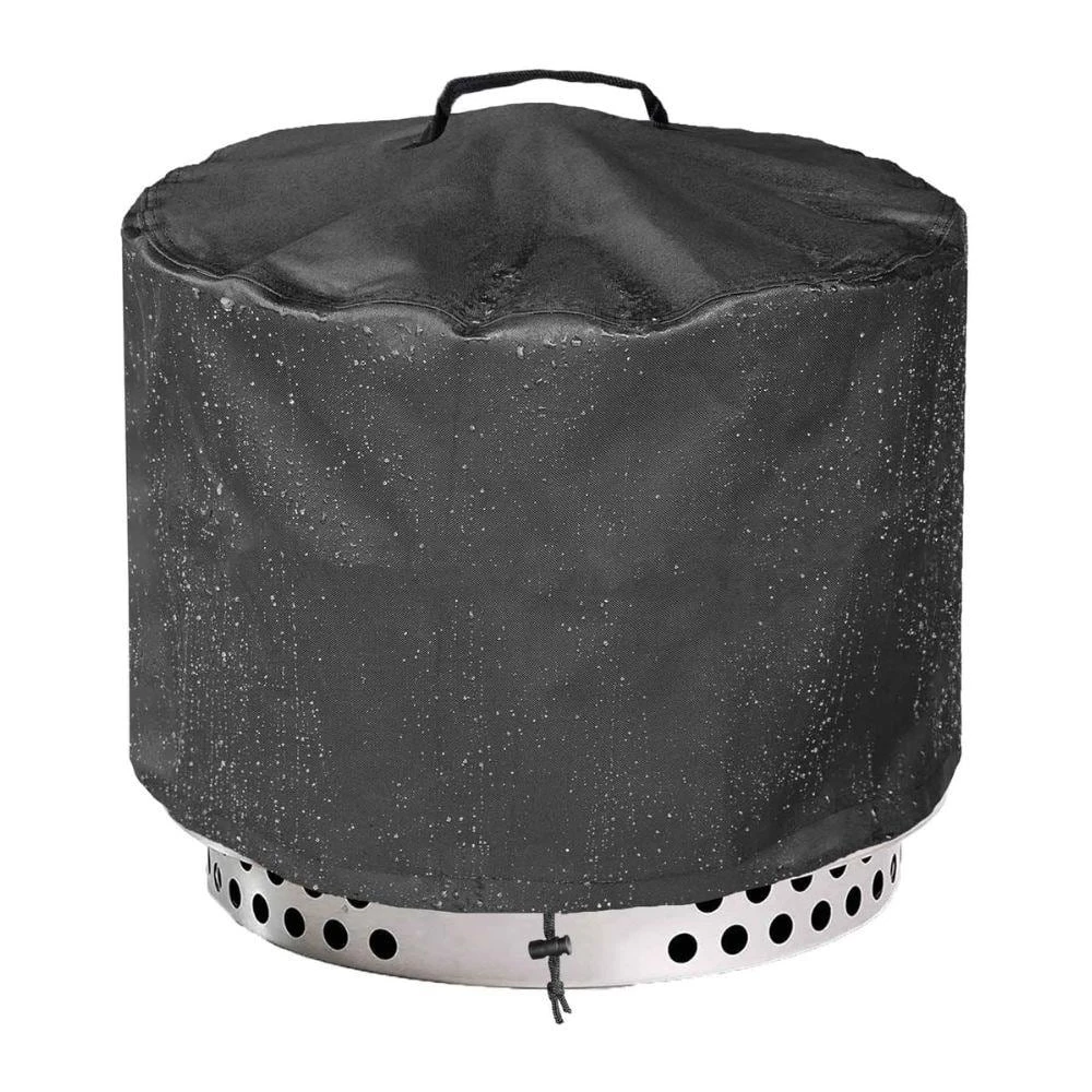 Round Fire Pit Cover For Solo Stove Bonfire 2.0 600D Heavy Duty Waterproof Camping 21 In. All-Weather Resistant 1 Round Fire Pit Cover For Solo Stove Bonfire 2.0 600D Heavy Duty Waterproof Camping 21 In. All-Weather Resistant
