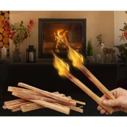 40 Lbs. 100% Natural Kindling Wood Firewood Firestarter With Wooden Box -Fire Place Store misopily firewood sa21 128b106 66 1000