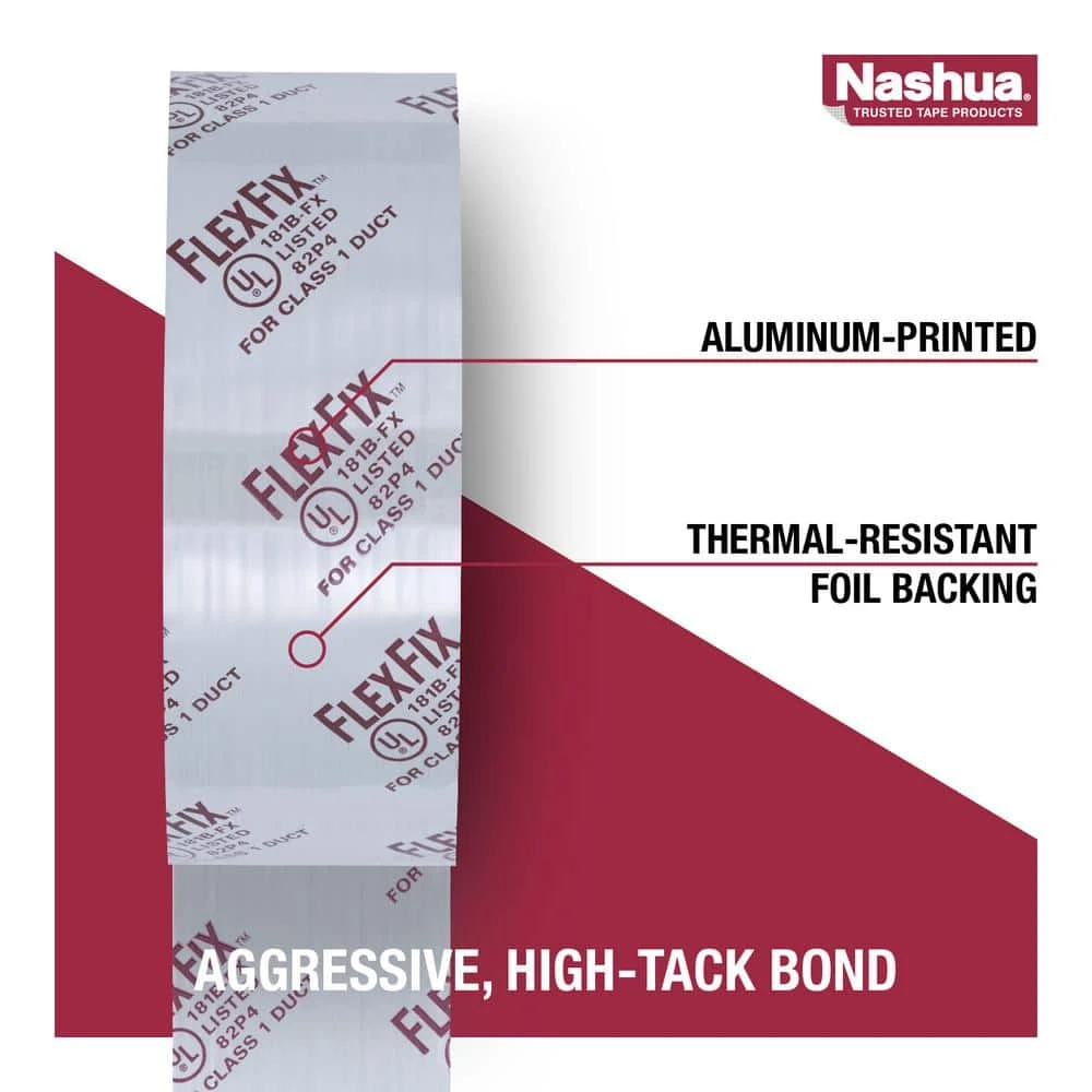 1.89 In. X 120.3 Yd. 555 FlexFix UL Listed Duct Tape Sealer 10 1.89 In. X 120.3 Yd. 555 FlexFix UL Listed Duct Tape Sealer - Image 10