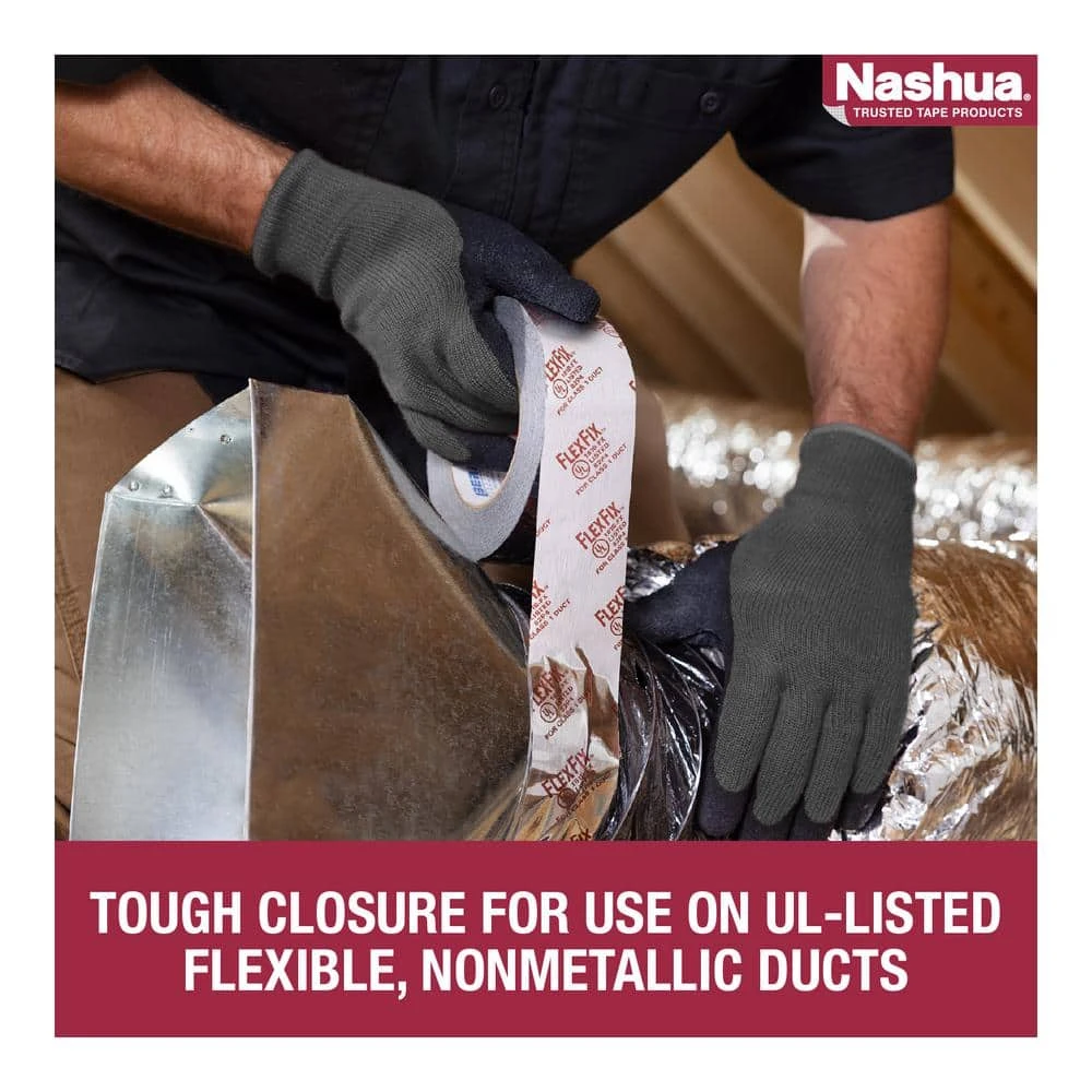 1.89 In. X 120.3 Yd. 555 FlexFix UL Listed Duct Tape Sealer 7 1.89 In. X 120.3 Yd. 555 FlexFix UL Listed Duct Tape Sealer - Image 7