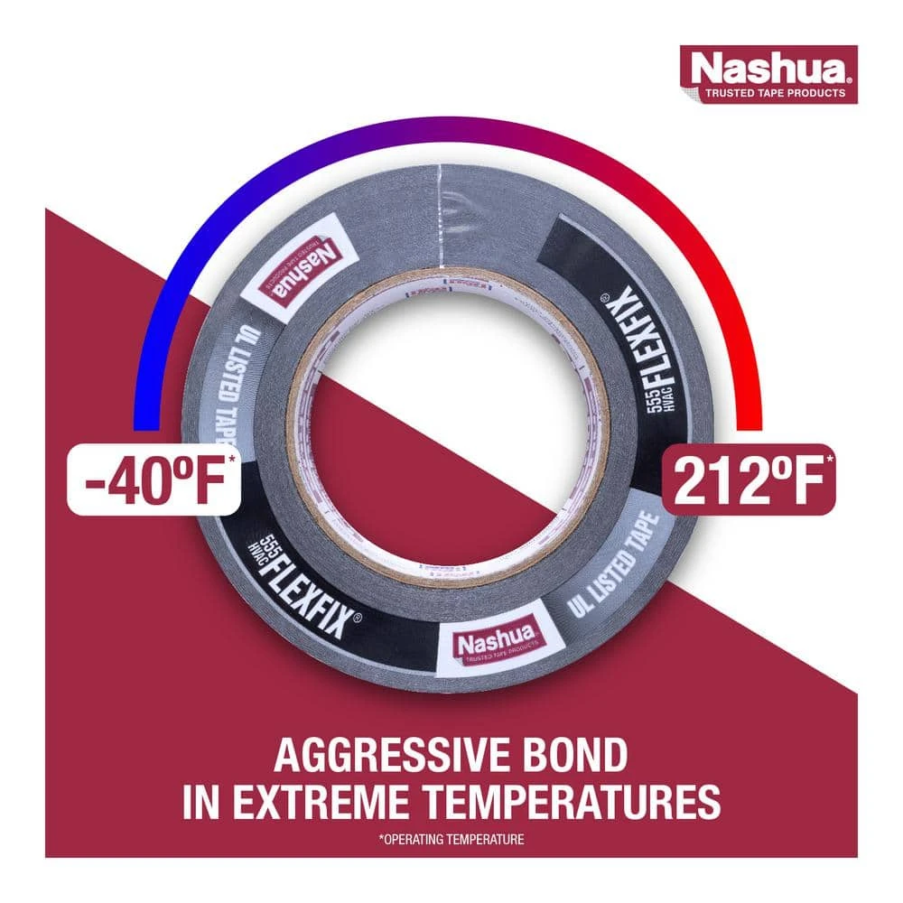1.89 In. X 120.3 Yd. 555 FlexFix UL Listed Duct Tape Sealer 12 1.89 In. X 120.3 Yd. 555 FlexFix UL Listed Duct Tape Sealer - Image 12