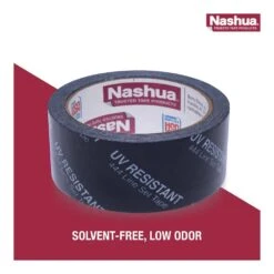 1.89 In. X 35 Yd. HVAC Line Set Duct Tape In Black -Fire Place Store nashua tape duct tape 1529834 40 1000