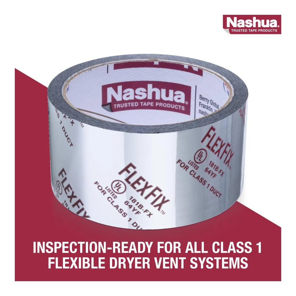 1.89 In. X 30 Yd. Dryer Vent Installation Air Duct Accessory Duct Tape 3 1.89 In. X 30 Yd. Dryer Vent Installation Air Duct Accessory Duct Tape - Image 3