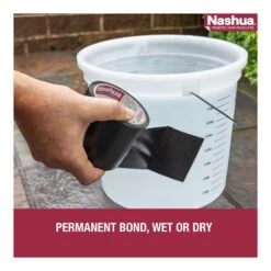 3 In. X 15 Ft. (5 Yds.) Aqua-Seal Waterproof Tape In Black -Fire Place Store nashua tape duct tape 1529844 1d 1000