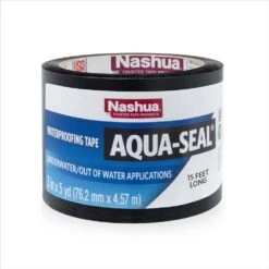3 In. X 15 Ft. (5 Yds.) Aqua-Seal Waterproof Tape In Black