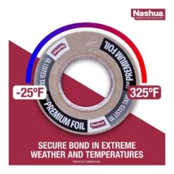 2.5 In. X 60 Yd. 324A Premium Foil HVAC UL Listed Sealer Duct Tape -Fire Place Store nashua tape duct tape 1542698 c3 1000