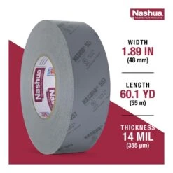 1.89 In. X 60 Yd. 557 Pro-Grade UL Listed Duct Tape -Fire Place Store nashua tape duct tape 1542699 a0 1000