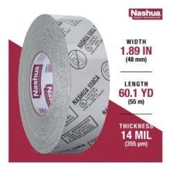 1.89 In. X 60 Yd. 558CA Pro-Grade UL Listed Duct Tape -Fire Place Store nashua tape duct tape 1542729 a0 1000