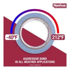 1.89 In. X 10.9 Yd. Waterproofing Repair Foil Duct Tape Sealer -Fire Place Store nashua tape duct tape 1542731 1f 1000