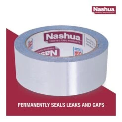 1.89 In. X 10.9 Yd. Waterproofing Repair Foil Duct Tape Sealer -Fire Place Store nashua tape duct tape 1542731 40 1000