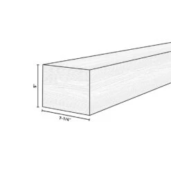 5 In. D X 7.25 In. W X 60 In. L Unfinished Ash Wood Mantel -Fire Place Store natural ash ornamental mouldings mantel shelves archdale 5natash 1f 1000