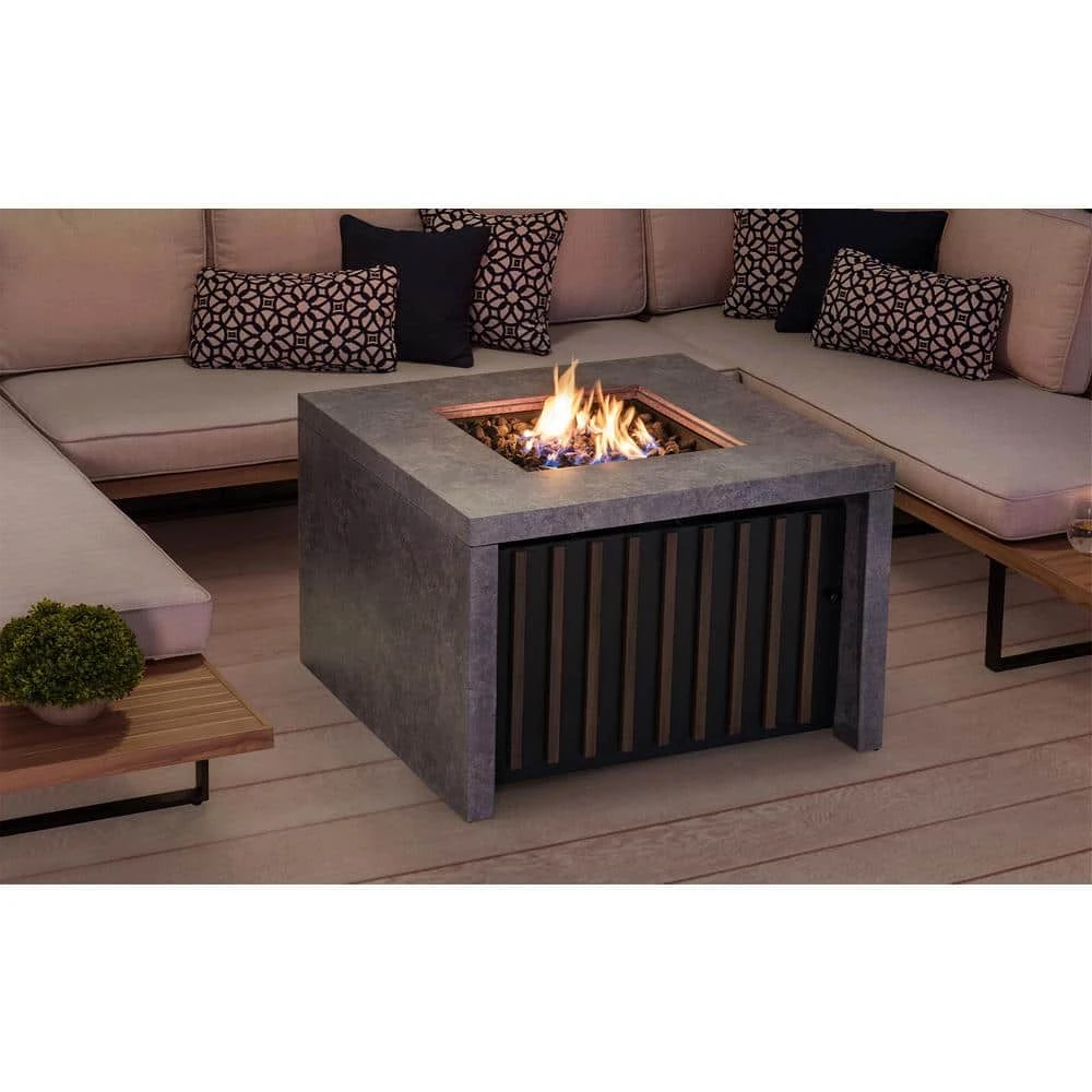 Farnsworth 38 In. W X 25.59 In. H Square LP Firepit Table 11 Farnsworth 38 In. W X 25.59 In. H Square LP Firepit Table - Image 11