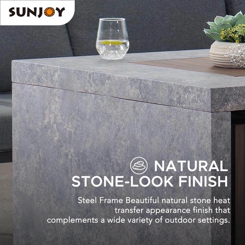 Farnsworth 38 In. W X 25.59 In. H Square LP Firepit Table 5 Farnsworth 38 In. W X 25.59 In. H Square LP Firepit Table - Image 5