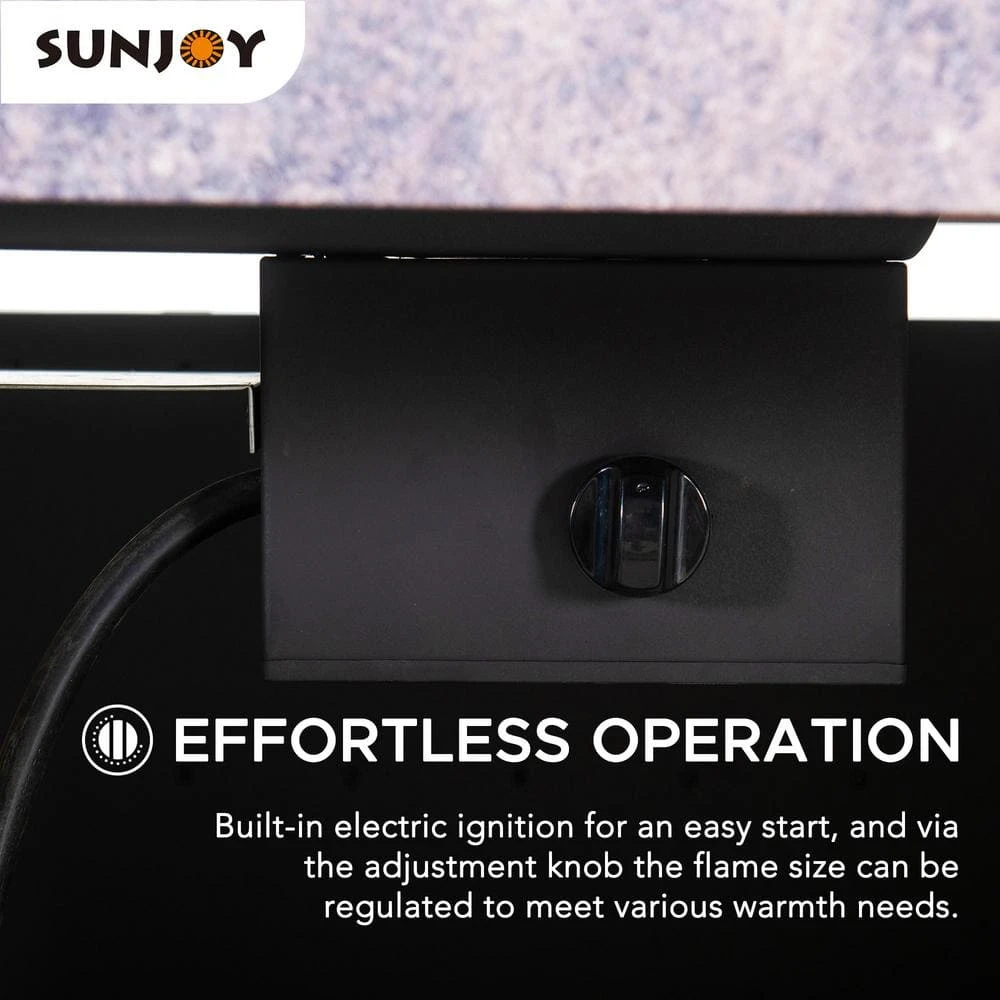 Farnsworth 38 In. W X 25.59 In. H Square LP Firepit Table 9 Farnsworth 38 In. W X 25.59 In. H Square LP Firepit Table - Image 9