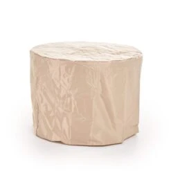 Ophelia 32 In. X 24 In. Circular MGO Propane Outdoor Patio Fire Pit -Fire Place Store natural stone noble house gas fire pits 7549 4f 1000