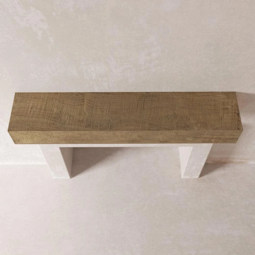 DESSIE 36 In. Fireplace Wall Cap-Shelf Mantel In Natural 3 DESSIE 36 In. Fireplace Wall Cap-Shelf Mantel In Natural - Image 3