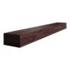 5.25 In. D X 9.25 In. W X 48 In. L Unfinished Walnut Wood Mantel