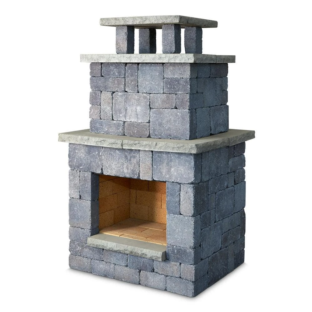 Bluestone Compact Outdoor Fireplace 1 Bluestone Compact Outdoor Fireplace