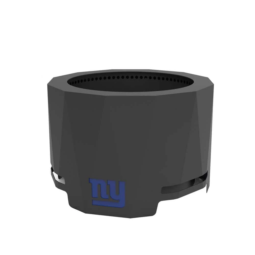 The Peak NFL 24 In. X 16 In. Round Steel Wood Patio Fire Pit - New York Giants 1 The Peak NFL 24 In. X 16 In. Round Steel Wood Patio Fire Pit - New York Giants