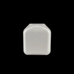 4 In. Low Profile Dual Door Wall Vent In White -Fire Place Store no pest vent wall vents npvw 44 1000