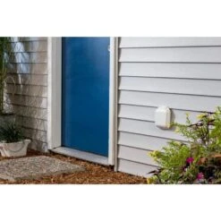 4 In. Low Profile Dual Door Wall Vent In White -Fire Place Store no pest vent wall vents npvw c3 1000