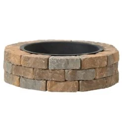 43.5 In. X 12.5 In. Northwoods Concrete Fire Pit Kit