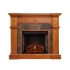 Glen Cove 45.5 In. W Convertible Electric Fireplace In Mission Oak