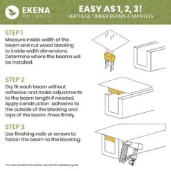 Heritage Timber Reclaimed Axed Cut 66 In. W X 9.5 In. D X 7.5 In. H Cap-Shelf Mantel 21 Heritage Timber Reclaimed Axed Cut 66 In. W X 9.5 In. D X 7.5 In. H Cap-Shelf Mantel -Fire Place Store oatmeal ekena millwork mantel shelves manurd10x08x66ot 44 1000