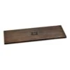 48 In. X 14 In. Rectangular Oil Rubbed Bronze Cover For Drop-In Fire Pit Pan