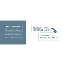 ORBIT Clear Comfort Programmable Thermostat With Large, Easy-to-Read Display -Fire Place Store orbit programmable thermostats 83521 1f 1000