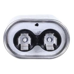 Titan HD 10 MFD 440/370-Volt Dual Voltage Oval Run Capacitor -Fire Place Store packard capacitors pocf10a 4f 1000