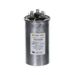 Titan Pro 25 Plus 5 MFD 440-Volt/370-Volt Dual Voltage Round Run Capacitor