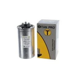 TITAN PRO 60 Plus 5 MFD 440/370V Dual Voltage Round Run Capacitor -Fire Place Store packard capacitors trcfd605 c3 1000