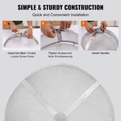 40 In. Stainless Steel Round Fire Pit Cover /Spark Screen Lid -Fire Place Store phewnyzo fire pit covers and accessories 28e156sa17 2 1f 1000