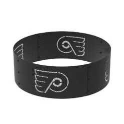 Decorative NHL 36 In. X 12 In. Round Steel Wood Fire Pit Ring - Philadelphia Flyers
