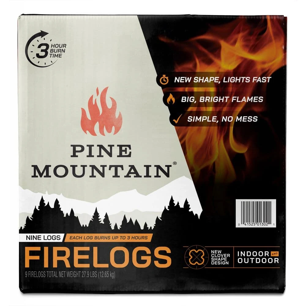 Traditional 3-Hour Firelogs, Long Burning Firelog For Fireplace, Campfire, Fire Pit, Indoor And Outdoor Use (9-Pack) 5 Traditional 3-Hour Firelogs, Long Burning Firelog For Fireplace, Campfire, Fire Pit, Indoor And Outdoor Use (9-Pack) - Image 5