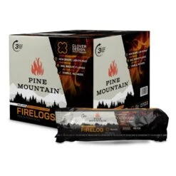 Traditional 3-Hour Firelogs, Long Burning Firelog For Fireplace, Campfire, Fire Pit, Indoor And Outdoor Use (9-Pack)
