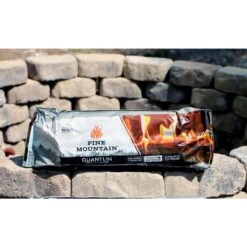 Quantum Premium Firelog, 2.5-Hour Firelog, Bright Firelog For Fireplace, Fire Pit, Indoor And Outdoor Use (4-Pack) -Fire Place Store pine mountain firewood 800 000 186 66 1000
