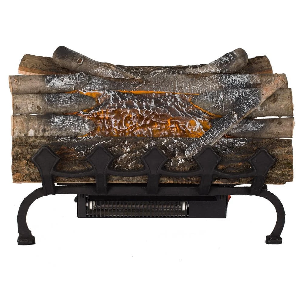 20.5 In. Crackling Electric Fireplace Logs With Grate And Heater 2 20.5 In. Crackling Electric Fireplace Logs With Grate And Heater - Image 2