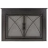 Albus Large Glass Fireplace Doors