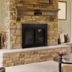 Alpine Large Glass Fireplace Doors
