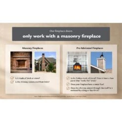 Axel Medium Glass Fireplace Doors -Fire Place Store pleasant hearth fireplace doors ax 1301 c3 1000