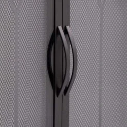 Collin Large Black Glass Fireplace Doors -Fire Place Store pleasant hearth fireplace doors ci 3502bl 66 1000