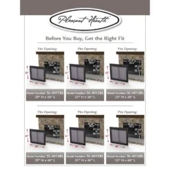 Linear Aluminum Large Black Glass Fireplace Doors -Fire Place Store pleasant hearth fireplace doors sl 4014bl 77 1000