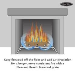 3/4 In. 30 In. 8-Bar Steel Fireplace Grate 8 3/4 In. 30 In. 8-Bar Steel Fireplace Grate -Fire Place Store pleasant hearth fireplace grates bg7 308m 40 1000